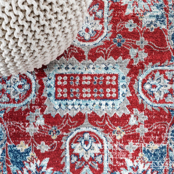 Friv modern Persian Vintage Medallion Area Rug